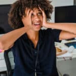 Stress factors for young professionals including social media pressure, student debt, and competitive job market