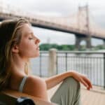 Yogic breathwork techniques like deep belly breathing and alternate nostril breathing to reduce anxiety in young adults